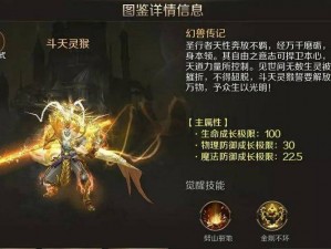 魔域手游幻兽属性提升策略：深度解析属性强化与进阶之路