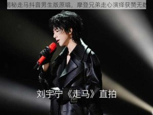 揭秘走马抖音男生版原唱，摩登兄弟走心演绎获赞无数