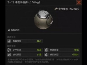 暗区突围投掷武器全解析：掌握各类投掷武器的使用技巧与特点