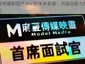 麻花豆传媒剧国产 mv 的未来发展：内容创新与技术升级并行