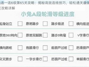 微信最强连一连6级第65关攻略：揭秘高效连线技巧，轻松通关最强连一连6级第65关攻略详解