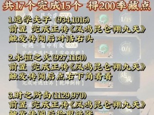 逆水寒手游难堪重负任务攻略：如何轻松完成人间挑战