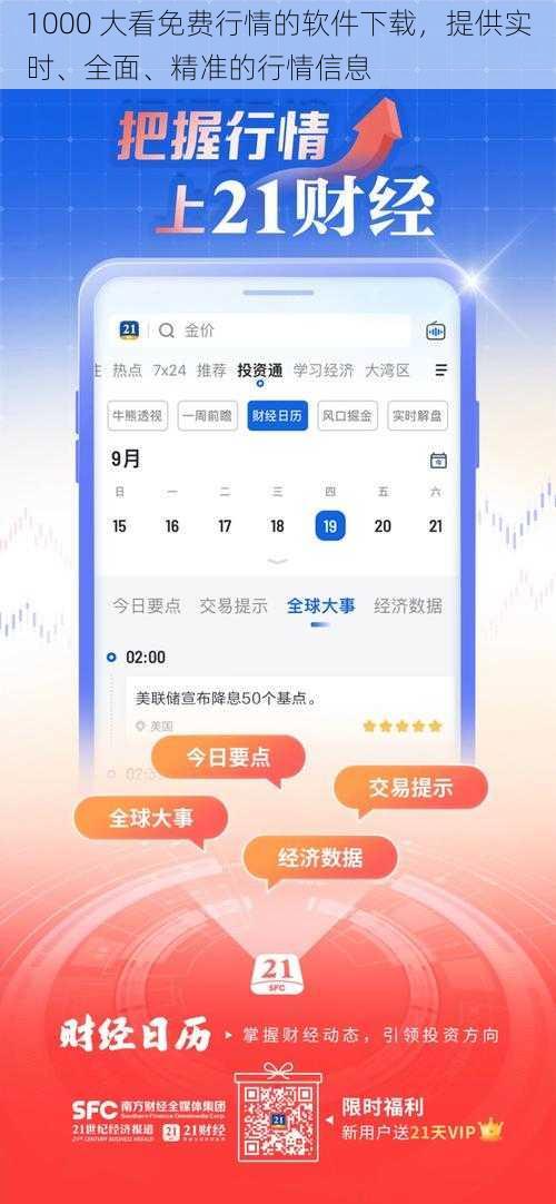 1000 大看免费行情的软件下载，提供实时、全面、精准的行情信息