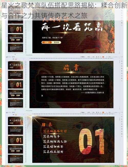 星火之歌梵高队伍搭配思路揭秘：糅合创新与合作之力共铸传奇艺术之旅