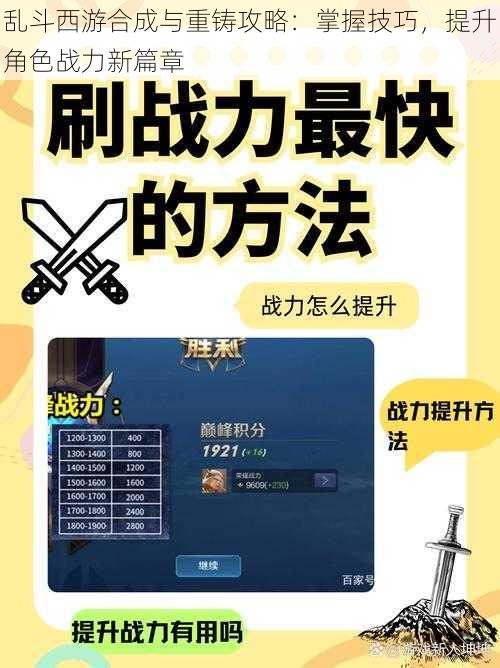 乱斗西游合成与重铸攻略：掌握技巧，提升角色战力新篇章