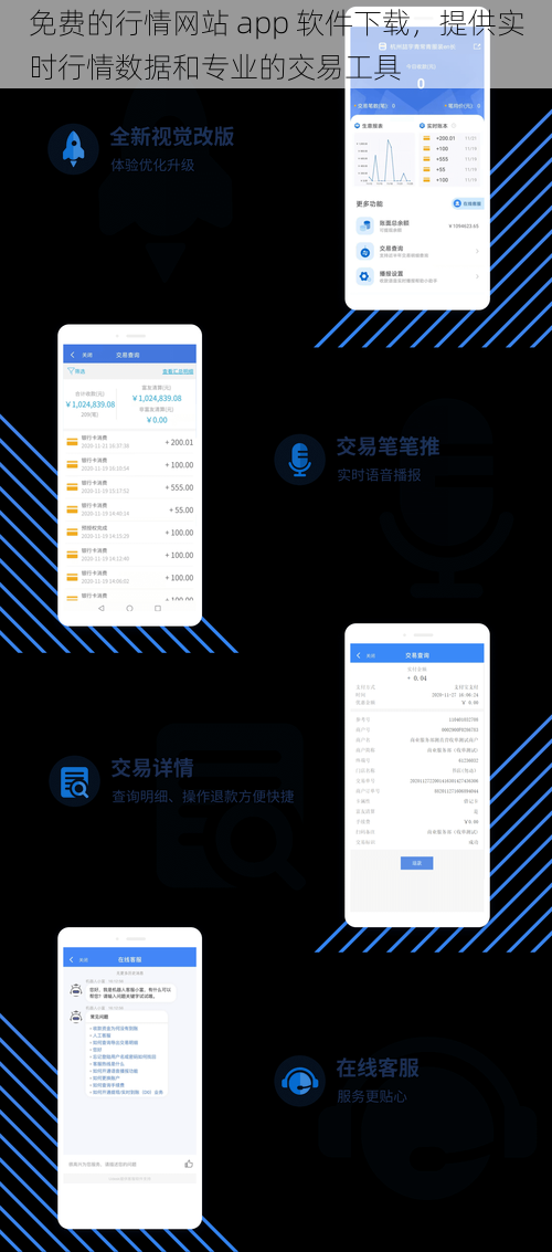 免费的行情网站 app 软件下载，提供实时行情数据和专业的交易工具