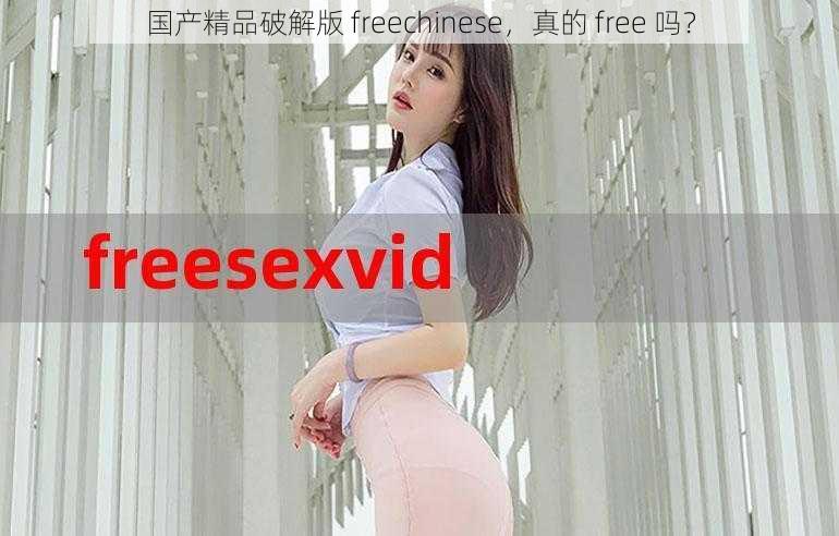 国产精品破解版 freechinese，真的 free 吗？