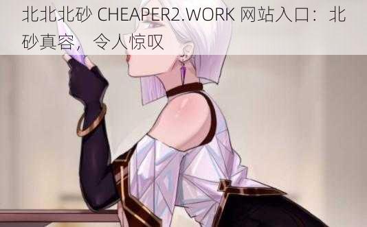 北北北砂 CHEAPER2.WORK 网站入口：北砂真容，令人惊叹