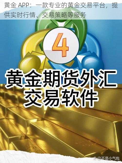 黄金 APP：一款专业的黄金交易平台，提供实时行情、交易策略等服务