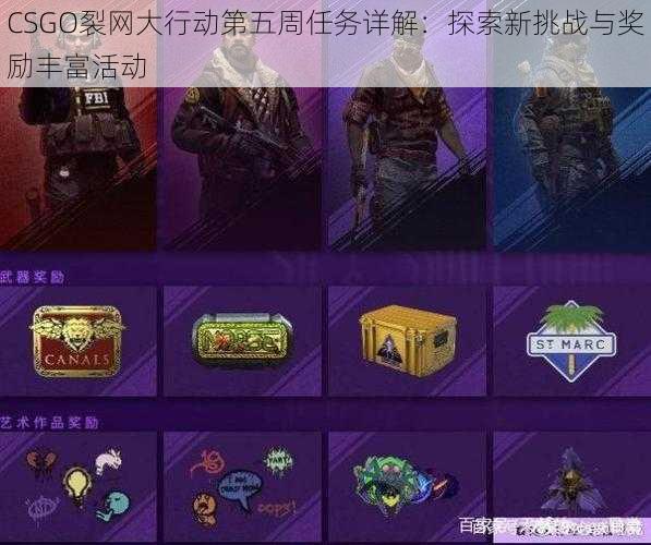 CSGO裂网大行动第五周任务详解：探索新挑战与奖励丰富活动