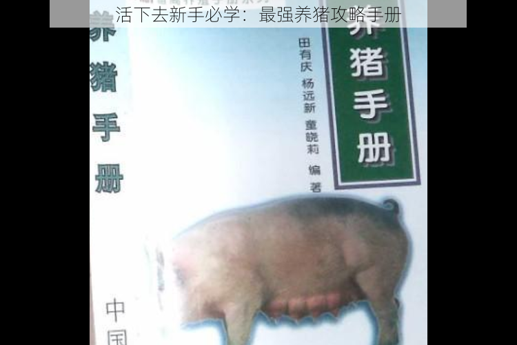 活下去新手必学：最强养猪攻略手册