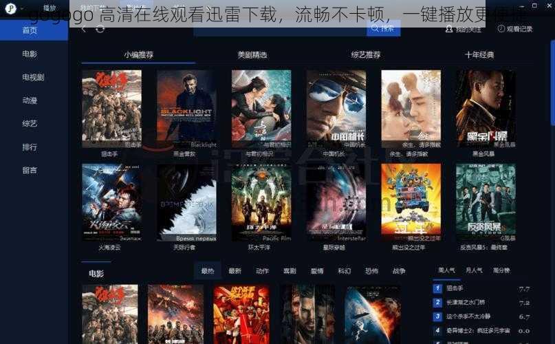 gogogo 高清在线观看迅雷下载，流畅不卡顿，一键播放更便捷