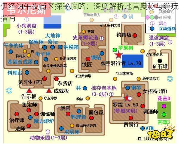 伊洛纳午夜街区探秘攻略：深度解析地宫奥秘与游玩指南