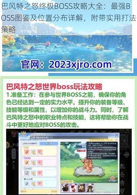 巴风特之怒终极BOSS攻略大全：最强BOSS图鉴及位置分布详解，附带实用打法策略