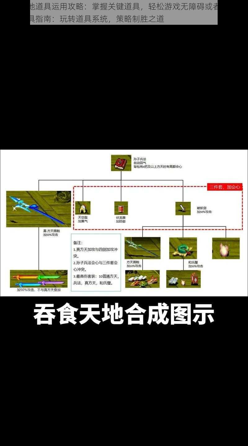 吞食天地道具运用攻略：掌握关键道具，轻松游戏无障碍或者：吞食天地道具指南：玩转道具系统，策略制胜之道