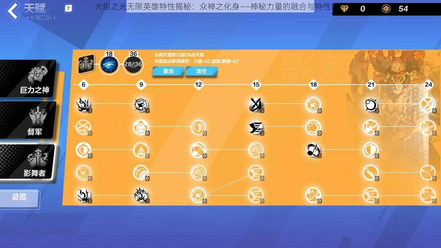 火炬之光无限英雄特性揭秘：众神之化身——神秘力量的融合与特性解析