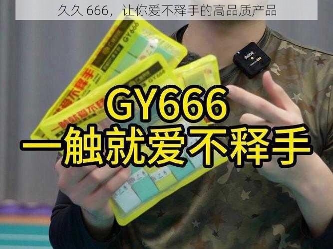 久久 666，让你爱不释手的高品质产品