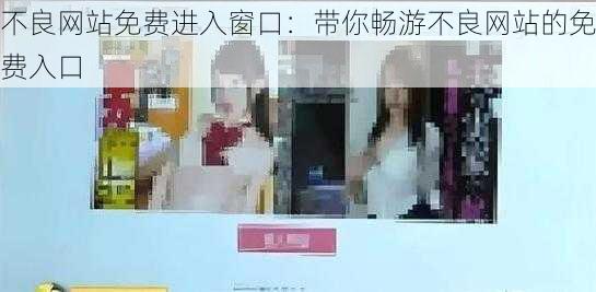 不良网站免费进入窗口：带你畅游不良网站的免费入口