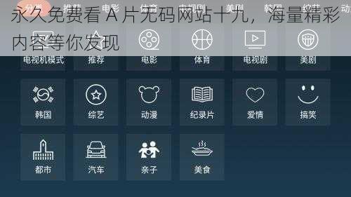 永久免费看 A 片无码网站十九，海量精彩内容等你发现