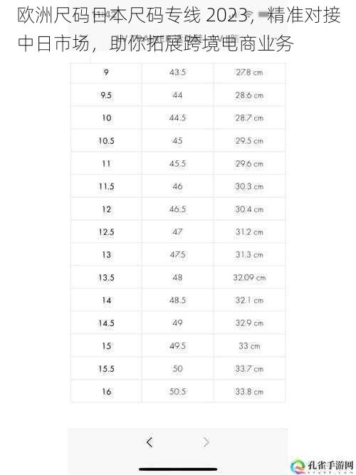 欧洲尺码日本尺码专线 2023，精准对接中日市场，助你拓展跨境电商业务