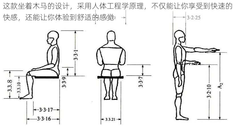 这款坐着木马的设计，采用人体工程学原理，不仅能让你享受到快速的快感，还能让你体验到舒适的感觉