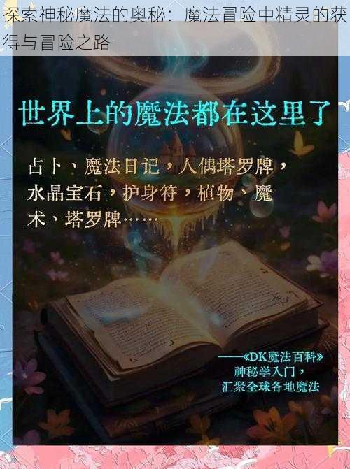 探索神秘魔法的奥秘：魔法冒险中精灵的获得与冒险之路