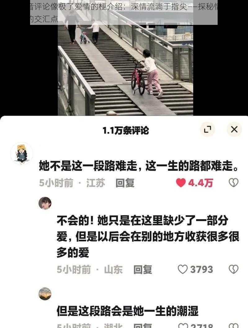 关于抖音评论像极了爱情的梗介绍：深情流淌于指尖——探秘情感与虚拟世界的交汇点