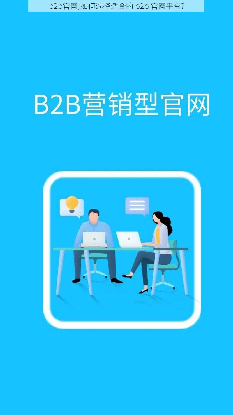 b2b官网;如何选择适合的 b2b 官网平台？