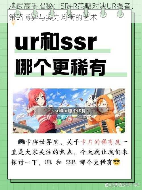 牌武高手揭秘：SR+R策略对决UR强者，策略博弈与实力均衡的艺术