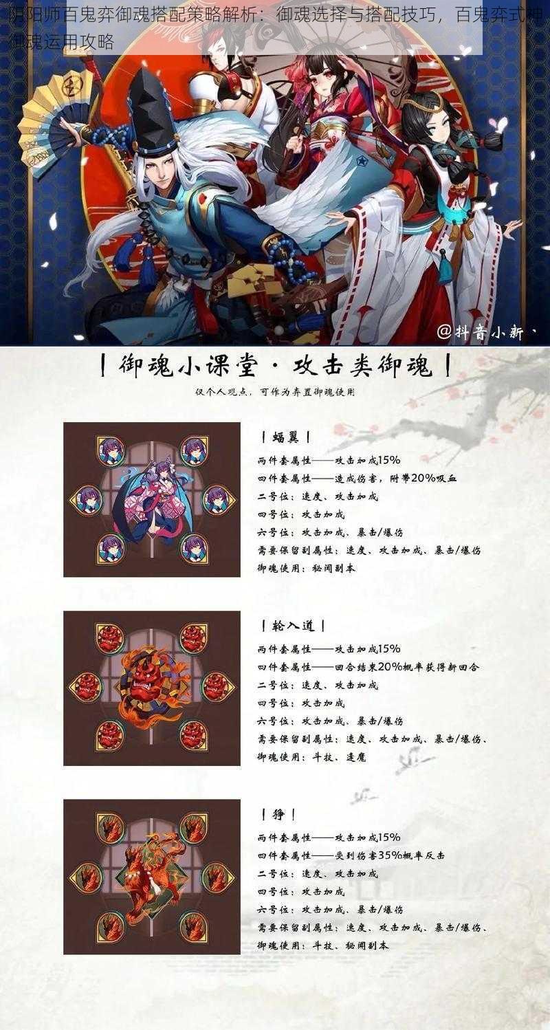 阴阳师百鬼弈御魂搭配策略解析：御魂选择与搭配技巧，百鬼弈式神御魂运用攻略