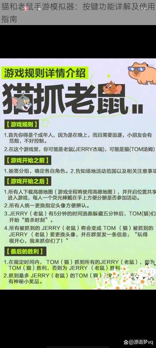 猫和老鼠手游模拟器：按键功能详解及使用指南