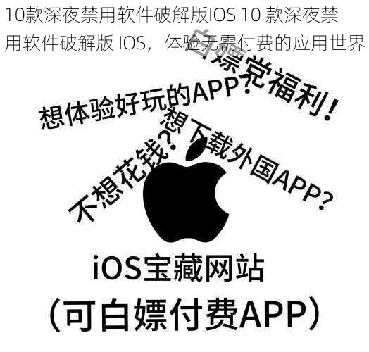 10款深夜禁用软件破解版IOS 10 款深夜禁用软件破解版 IOS，体验无需付费的应用世界