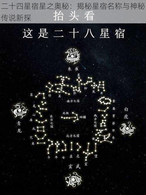 二十四星宿星之奥秘：揭秘星宿名称与神秘传说新探